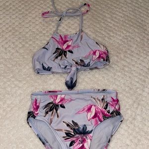 O’Neill Floral 2 Piece Bathing Suit